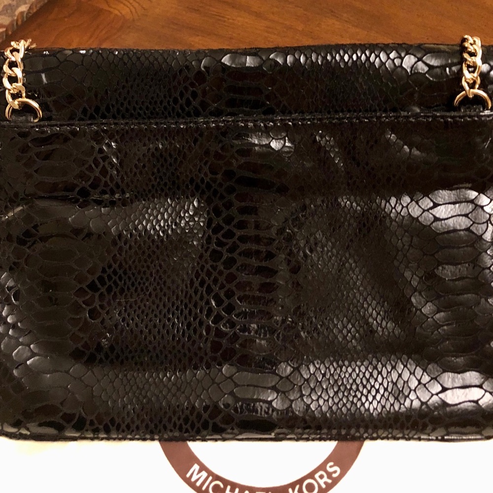 MICHAEL Michael Kors Python Embossed Clutch/Purse - Picture 2 of 6